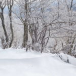 滋賀県の綿向山と霧氷とアルコールストーブ